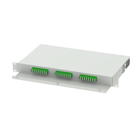 Quadro di distribuzione subottico da 19 pollici LC APC 24 porte Patch Panel utilizzato per la rete FTTX