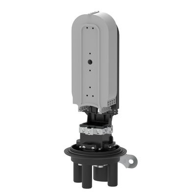 Fibra di fusione Splicer 96 Core Black Cable Joint Closure per applicazioni FTTH di rete