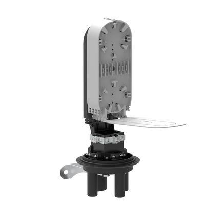 Fibra di fusione Splicer 96 Core Black Cable Joint Closure per applicazioni FTTH di rete