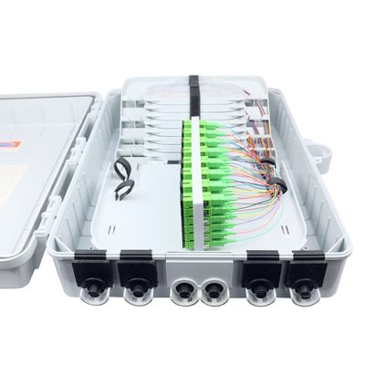16 scatole di terminazione di casse di fibra ottica per reti di dimensioni 420x320x130 mm