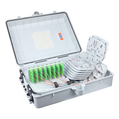 16 scatole di terminazione di casse di fibra ottica per reti di dimensioni 420x320x130 mm
