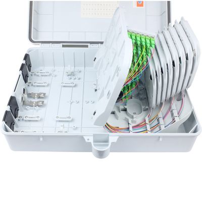 16 scatole di terminazione di casse di fibra ottica per reti di dimensioni 420x320x130 mm