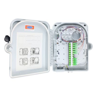 16 Core Splitter Modello Fibra ottica Termination Box SC connettore IP65 impermeabile