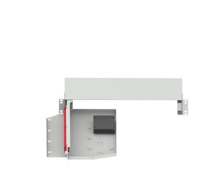 19 pollici FC UPC Swing Fiber Optic Patchpanel Sub-ODF per network Fiber Optic Splitter