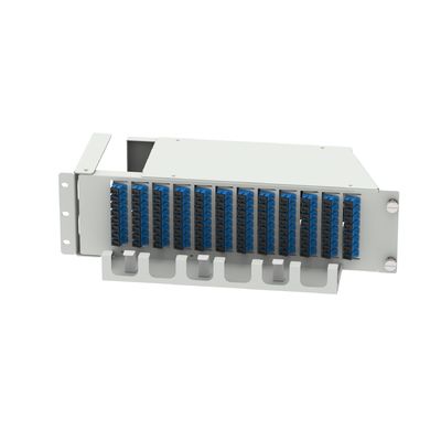 Data Center 19 Inch Swing Tipo 96 Core SC UPC Fibra ottica Patchpanel attrezzature ottiche 5