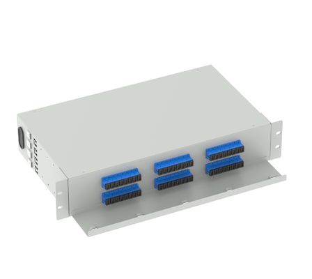 48 porte SC UPC Cornice di distribuzione ottica 19 pollici Patch Panel per rete ODN FTTX