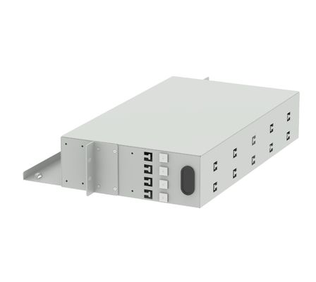 48 porte SC UPC Cornice di distribuzione ottica 19 pollici Patch Panel per rete ODN FTTX
