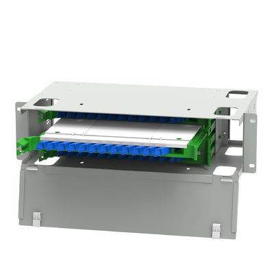 E2000 Tipo 48 PortS Fibra ottica Patch Panel per WHTIE Sub Optic Distribution Frame