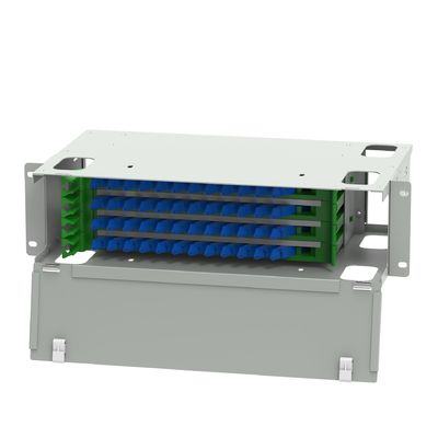 E2000 Tipo 48 PortS Fibra ottica Patch Panel per WHTIE Sub Optic Distribution Frame
