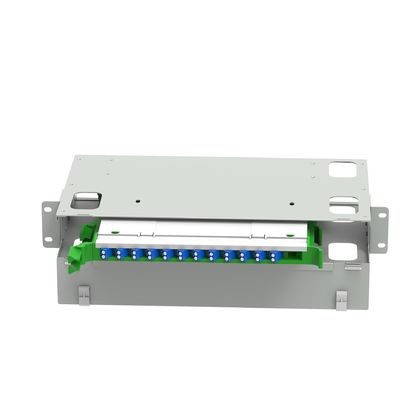 Applicazione interna LC tipo 24 porte Patchpanel di distribuzione della fibra ottica per data center