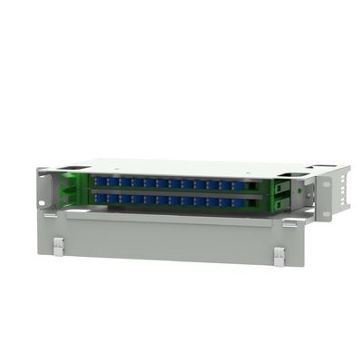Applicazione interna LC tipo 24 porte Patchpanel di distribuzione della fibra ottica per data center