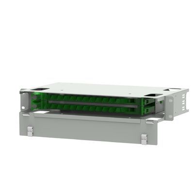 24 Port Fiber Optic Distribution Patch Panel E2000 Tipo per network ODN e data center