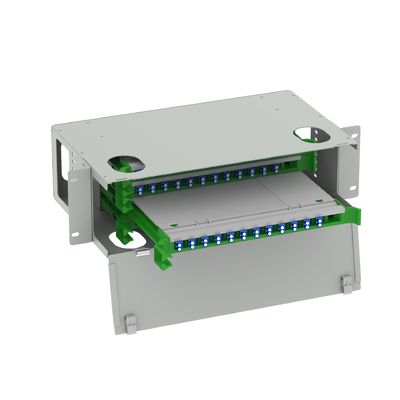 Quadro di distribuzione subottico LC tipo 48 porte Fibra ottica patchpanel per data center