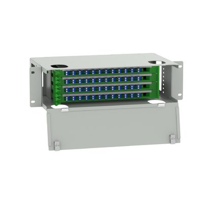 Quadro di distribuzione subottico LC tipo 48 porte Fibra ottica patchpanel per data center