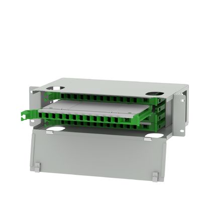 SC UPC Connector 48 Ports Fiber Distribution Patch Panel per la rete ODF interna FTTH