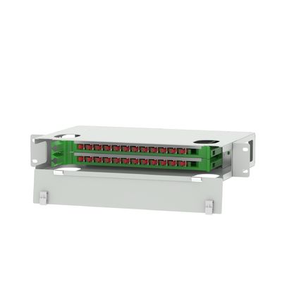 Data Center 24 Port FC Tipo Fibra ottica Distribuzione Patchpanel Fibra ottica attrezzature FTTX