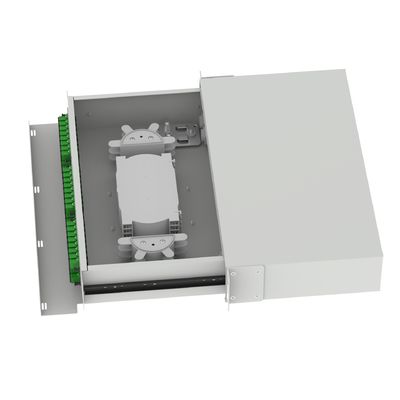 Patchpanel nero a 48 porte SC tipo 2U per applicazioni di data center