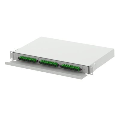 SC Tipo 1U 24 Port Fiber Optic Distribution Patchpanel per FTTX Bianco e &quot; Choice