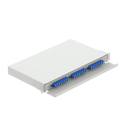5 LC Tipo 1U 48 Port Patchpanel di distribuzione in fibra ottica per tipo di connettore FTTX LC