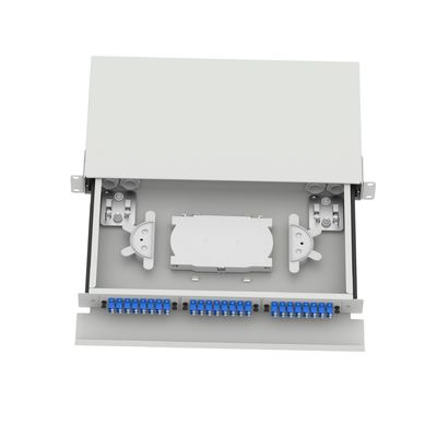 5 LC Tipo 1U 48 Port Patchpanel di distribuzione in fibra ottica per tipo di connettore FTTX LC