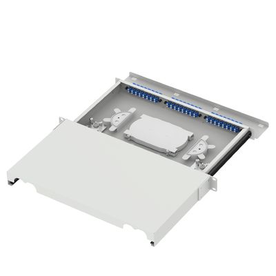 5 LC Tipo 1U 48 Port Patchpanel di distribuzione in fibra ottica per tipo di connettore FTTX LC