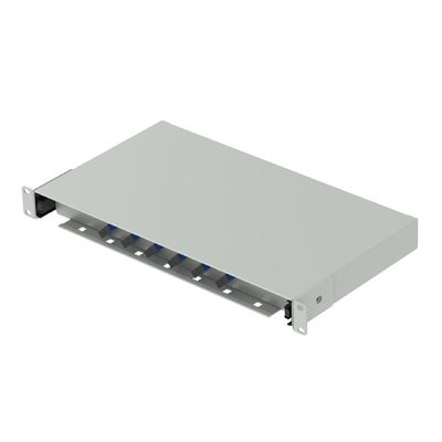FTTX Patchpanel di distribuzione in fibra ottica di tipo SC bianco per prestazioni ottimali della rete