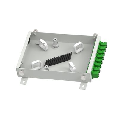 8 Core Fiber Optic Terminal Box per la distribuzione in rete e FTTH in acciaio laminato a freddo