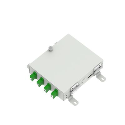 RAL 7035 4 Cores LC UPC Fiber Optic Terminal Box per FTTX nelle apparecchiature terminali FTTX