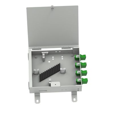RAL 7035 4 Cores LC UPC Fiber Optic Terminal Box per FTTX nelle apparecchiature terminali FTTX