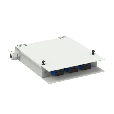 12 Core SC UPC Fiber Optic Terminal Box per rete FTTX in acciaio laminato a freddo