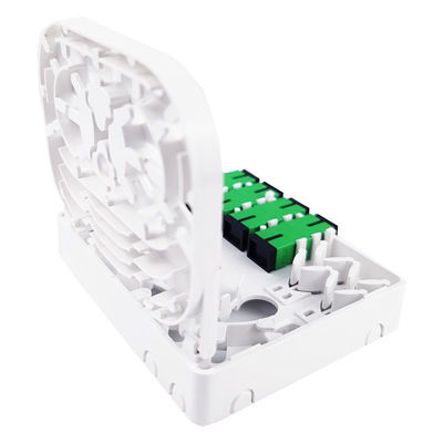 SC/APC Grigio 4 nuclei pannello di presa di fibra ottica di plastica per reti FTTH interne