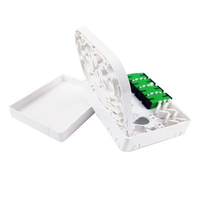 SC/APC Grigio 4 nuclei pannello di presa di fibra ottica di plastica per reti FTTH interne