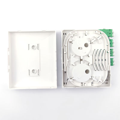 Network None 4 Core Fiber Optic Faceplate Socket Panel per l'installazione FTTH interna