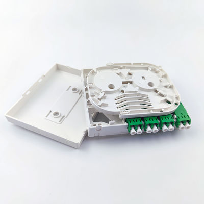 Network None 4 Core Fiber Optic Faceplate Socket Panel per l'installazione FTTH interna