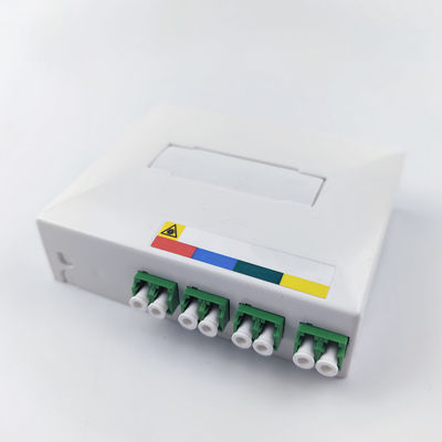 Network None 4 Core Fiber Optic Faceplate Socket Panel per l'installazione FTTH interna