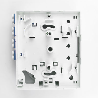 -Fabricato in grigio/bianco 4 Core LC UPC Plastic Fiber Optic Faceplate Socket