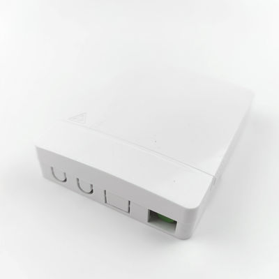 FTTH Network Indoor Wall Mounted FC APC Plastic Fiber Optic Faceplate Socket Panel 2 nuclei