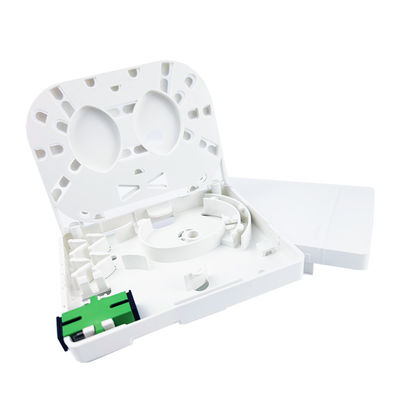2 nuclei SC APC Fibra ottica di plastica pannello di presa di facciata per interni in rete FTTH