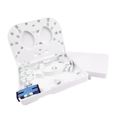 Caratteristica della rete FTTH utilizzata 2 nuclei UPC di plastica in fibra ottica Faceplate Socket Panel Indoor