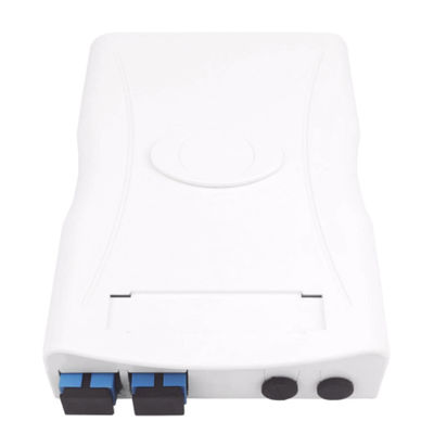 2 nuclei UPC pannello di presa di fibra ottica di plastica per installazione a parete