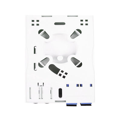 2 nuclei UPC pannello di presa di fibra ottica di plastica per installazione a parete