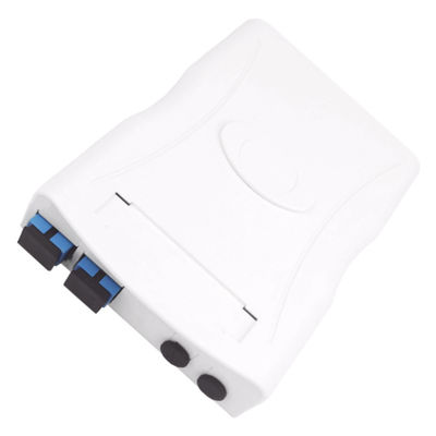 2 nuclei UPC pannello di presa di fibra ottica di plastica per installazione a parete