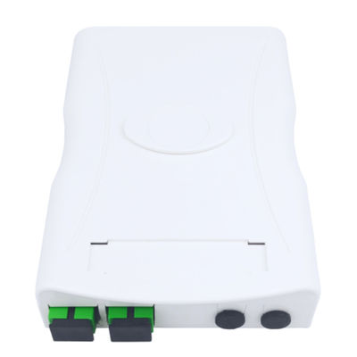 2 nuclei SC APC Fibra ottica di plastica pannello di presa di facciata per interni in rete FTTH