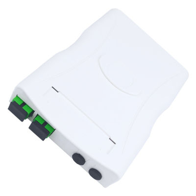 2 nuclei SC APC Fibra ottica di plastica pannello di presa di facciata per interni in rete FTTH