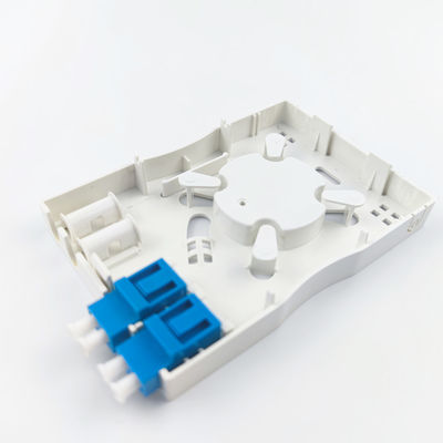 2 Core Fiber Optic Socket Panel Montaggio a parete per applicazioni di rete FTTH interna