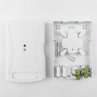 2 nuclei FC/APC pannello di presa di fibra ottica in plastica per reti LAN cablate all'interno