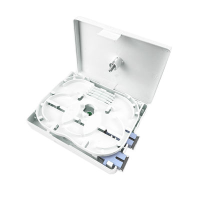 Rete Grigio 2 Core UPC Plastica Fibra Ottica Faceplate Socket Panel SC per interni