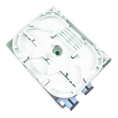 Rete Grigio 2 Core UPC Plastica Fibra Ottica Faceplate Socket Panel SC per interni