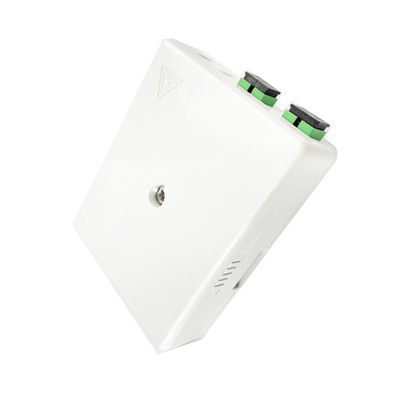 SC APC Plastic Fiber Optic Faceplate Socket Panel 2 Core per reti interne e FTTH