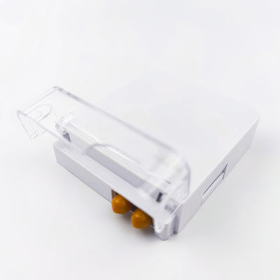 Rete FTTH Interiore APC Plastica Fibra Ottica Placca Faccia Socket Pannello 2 Core ST con 5
